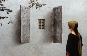 畫(huà)在墻上的藝術(shù)作品