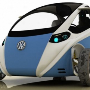 可愛的零排放小汽車